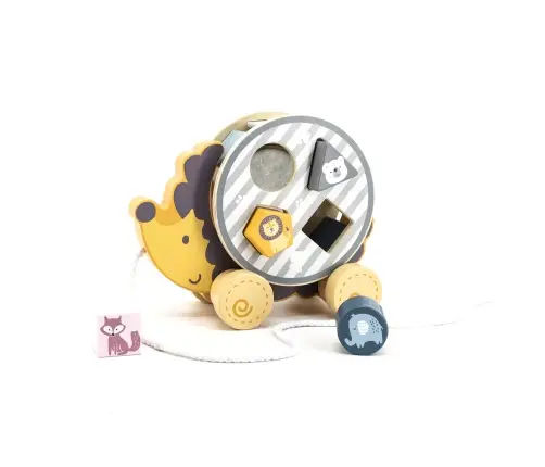 Viga 44025 PolarB Jeż Jerzy 2w1 sorter do ciagnięcia