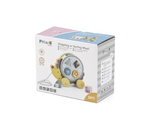 Viga 44025 PolarB Jeż Jerzy 2w1 sorter do ciagnięcia