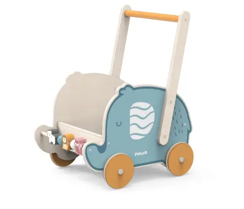 Viga 44031 PolarB 2w1 Pchacz - wózeczek Słonik
