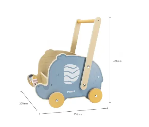 Viga 44031 PolarB 2w1 Pchacz - wózeczek Słonik