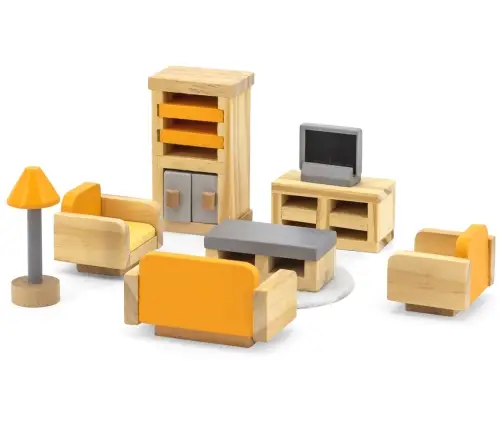 Viga 44037 PolarB Zestaw mebelków - pokój dzienny z telewizorem