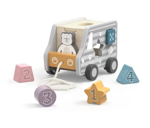 Viga 44041 PolarB Autko 2w1 do ciągnięcia i sorter