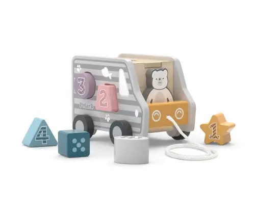 Viga 44041 PolarB Autko 2w1 do ciągnięcia i sorter