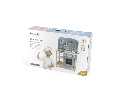 Viga 44047 PolarB Kuchnia z akcesoriami silver-blue