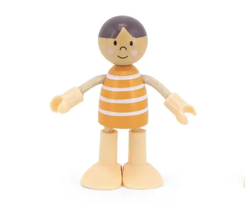 Viga 44061 PolarB Zestaw drewnianych laleczek - rodzina