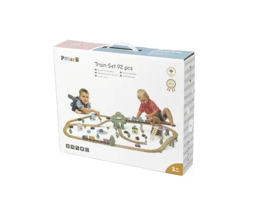 Viga 44067 PolarB Pociąg zestaw 92 elementów