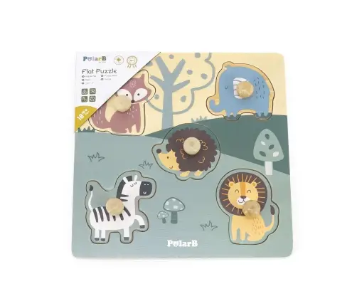 Viga 44068 PolarB Puzzle z uchwytami - zwierzęta