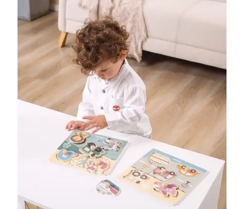 Viga 44068 PolarB Puzzle z uchwytami - zwierzęta