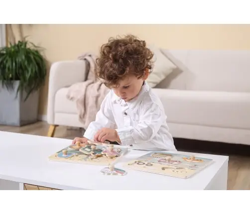 Viga 44068 PolarB Puzzle z uchwytami - zwierzęta