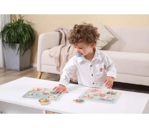 Viga 44068 PolarB Puzzle z uchwytami - zwierzęta