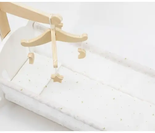 Viga 44235 PolarB Drewniana Kołyska/łóżeczko dla lalek