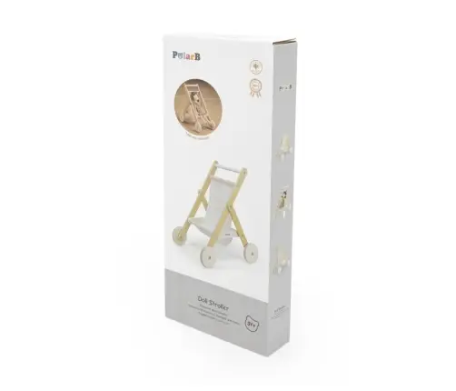 Viga 44236 PolarB Drewniana spacerówka dla lalek