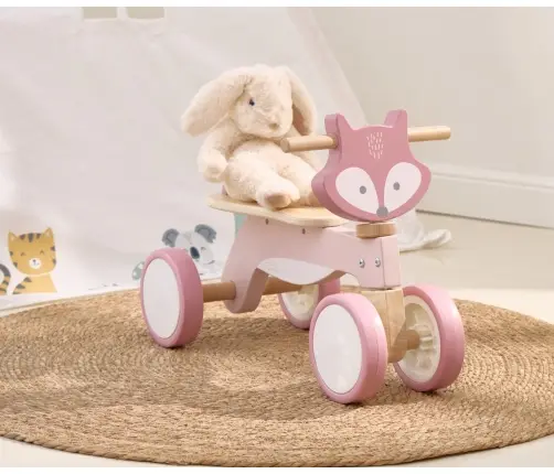 Viga 44240 PolarB Drewniany jeździk - Lisek