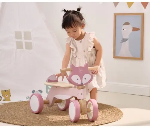 Viga 44240 PolarB Drewniany jeździk - Lisek