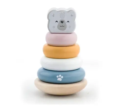 Viga 44250 PolarB Przebijanka i piramidka Miś