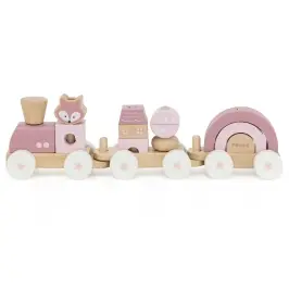 Viga 44269 PolarB Drewniany pociąg z elementami do układania