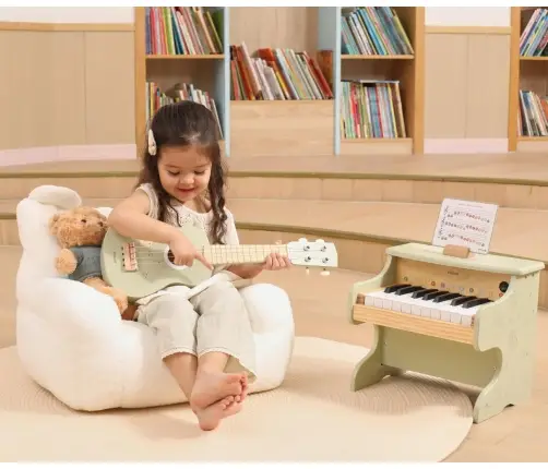 Viga 44274 PolarB Drewniane pianino dla dzieci