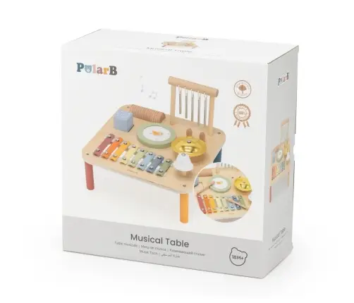 Viga 44277 PolarB Drewniany stolik muzyczny