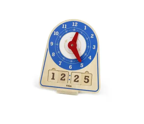 Viga 44547 Drewniany zegar - nauka godzin