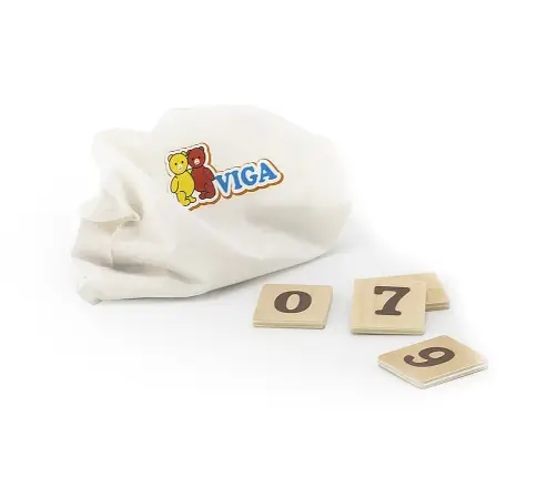 Viga 44547 Drewniany zegar - nauka godzin