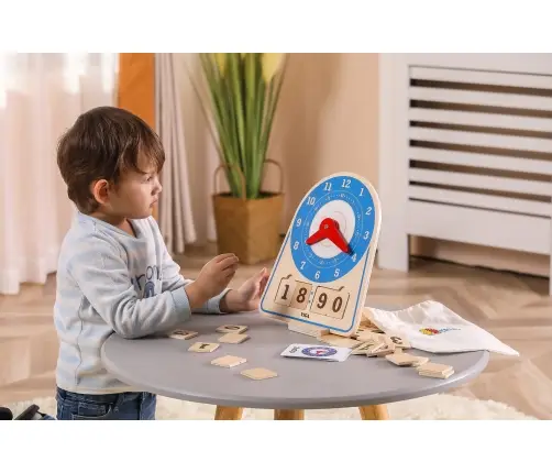 Viga 44547 Drewniany zegar - nauka godzin