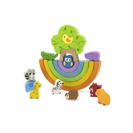 Viga 44590 Tęczowe klocki edukacyjne - równoważnie