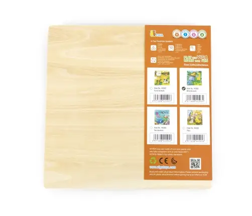 Viga 44593 Puzzle z uchwytami - dzikie zwierzęta