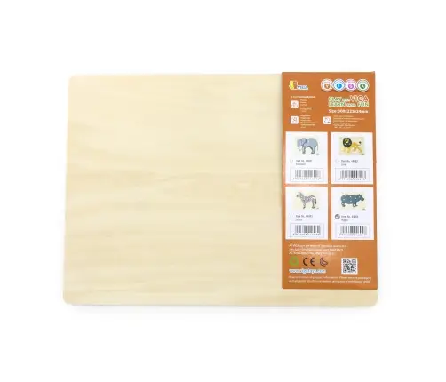 Viga 44604 Puzzle na podkładce z uchwytami - Hipopotam