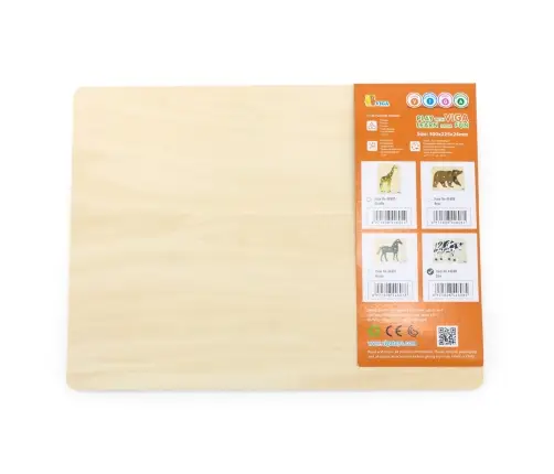 Viga 44608 Puzzle na podkładce z uchwytami - Krowa