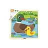 Viga 44621 Puzzle na podkładce 9 elementów - Kaczka
