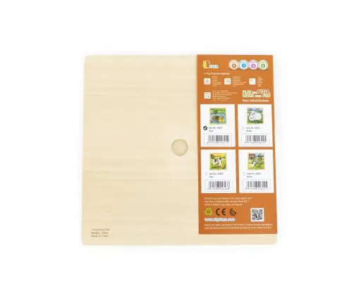 Viga 44621 Puzzle na podkładce 9 elementów - Kaczka