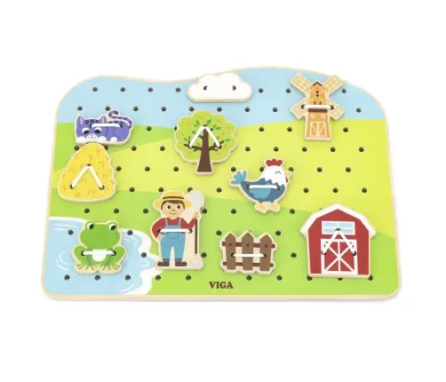 Viga 44637 Gra w sznurowanie - farma