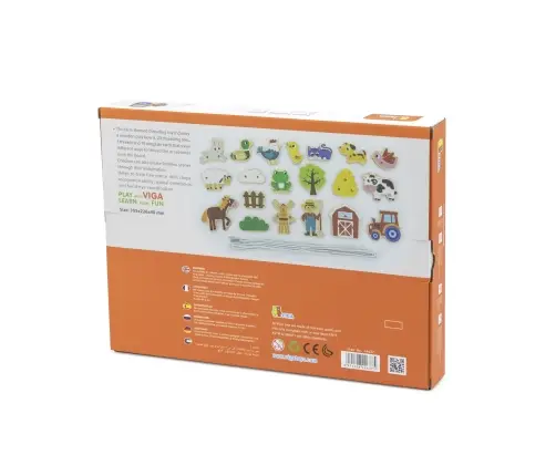 Viga 44637 Gra w sznurowanie - farma
