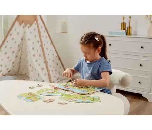 Viga 44637 Gra w sznurowanie - farma