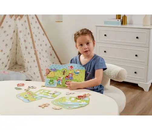 Viga 44637 Gra w sznurowanie - farma