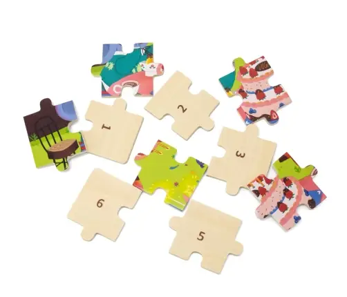 Viga 44644 Puzzle na podkładce 24 elementy - urodziny