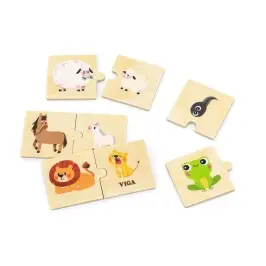 Viga 44648 Puzzle logiczne - mama i dziecko