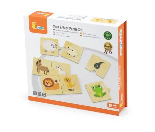 Viga 44648 Puzzle logiczne - mama i dziecko