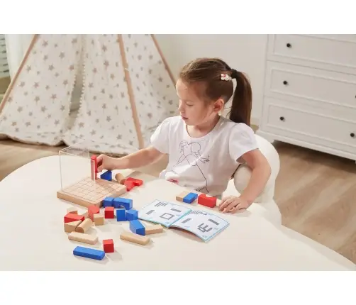 Viga 44659 Gra edukacyjna - budowanie 3D