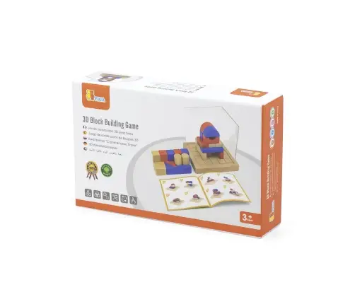 Viga 44659 Gra edukacyjna - budowanie 3D