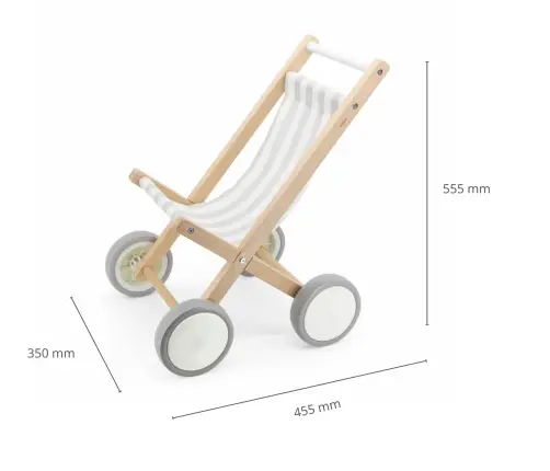Viga 44687 Wózek dla lalek- spacerówka