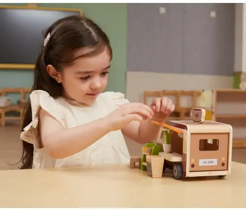 Viga 44689 Drewniana mobilna kawiarenka