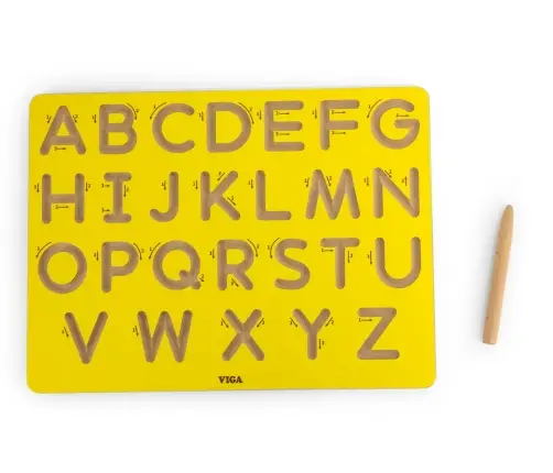 Viga 44696 Drewniana tablica kreślarska - wielkie litery
