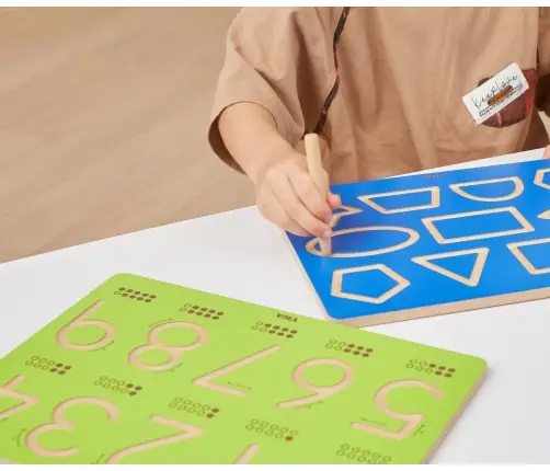 Viga 44698 Drewniana tablica kreślarska - liczby