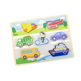 Viga 44701 Puzzle na podkładce 7 elementów- transport Viga 44701 Puzzle na podkładce 7 elementów- transport