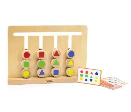 Viga 44707 Tabliczka - dopasowanie kolorów i kształtów