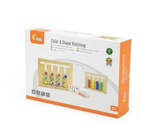 Viga 44707 Tabliczka - dopasowanie kolorów i kształtów