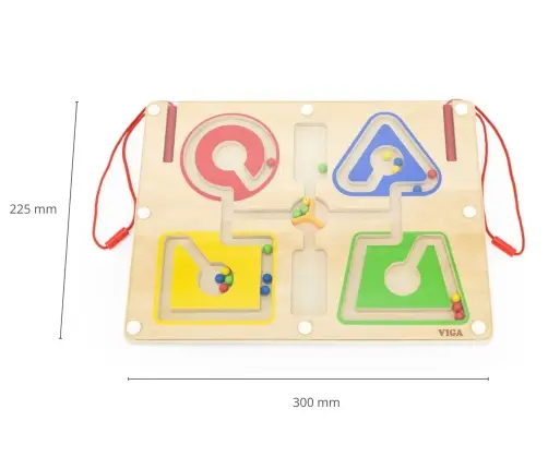 Viga 44746 Labirynt magnetyczny - sortowanie kolorów i kształtów