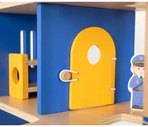 Viga 44803 Drewniany komisariat policji z akcesoriami