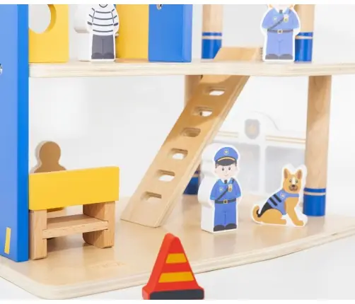 Viga 44803 Drewniany komisariat policji z akcesoriami